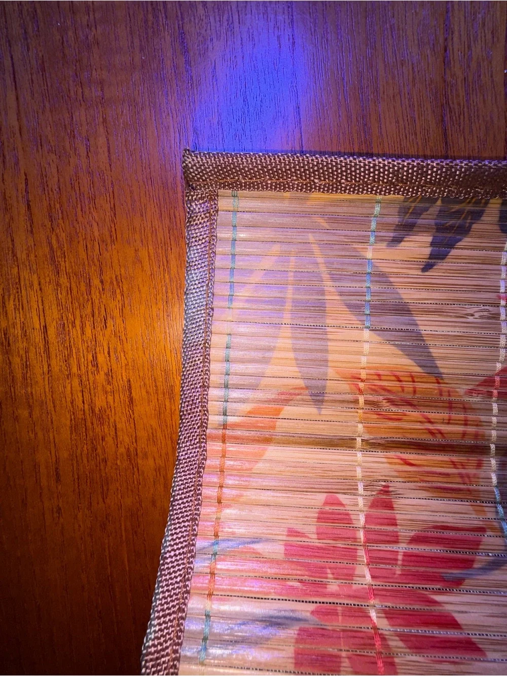 Fall Leaves Bamboo Table Runner